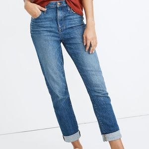 Madewell High-Rise Slim Boyfriend Jeans Tall